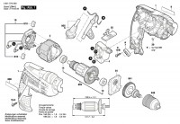 Bosch 3 601 D73 600 Gbm 10 Re Drill 230 V / Eu Spare Parts